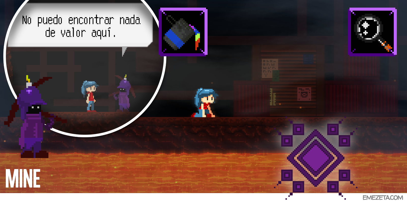 Dreaming Sarah: Mine volcano dimension