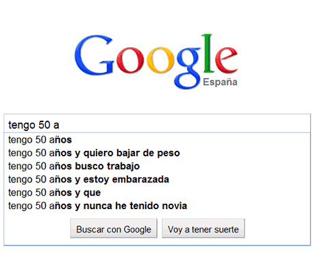 preocupaciones edades google 50 años