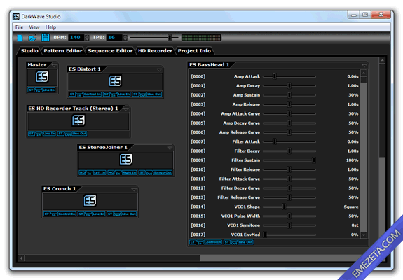 Editores de sonido gratis: Darkwave Studio
