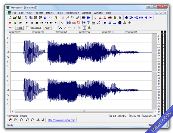 Editores de sonido gratis: Wavosaur