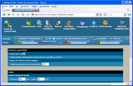 emule webserver