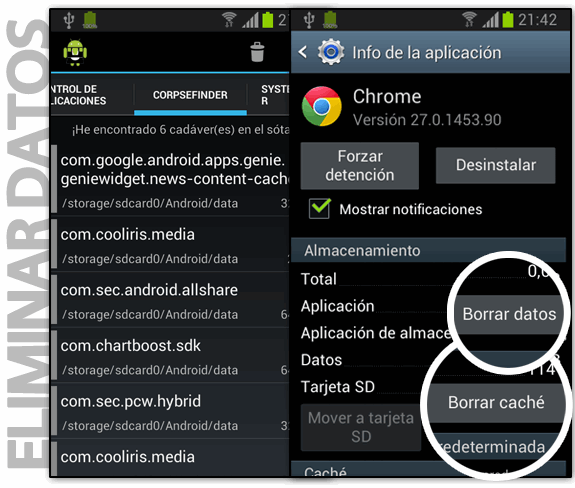 SD Maid: Eliminar datos inservibles de Android para hacer espacio
