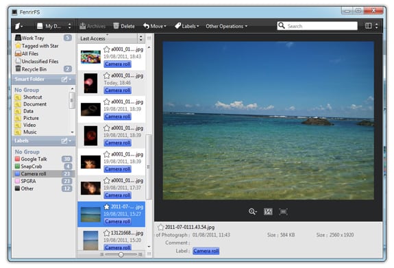 Alternativas al Explorer (Explorador de Windows): FenrirFS