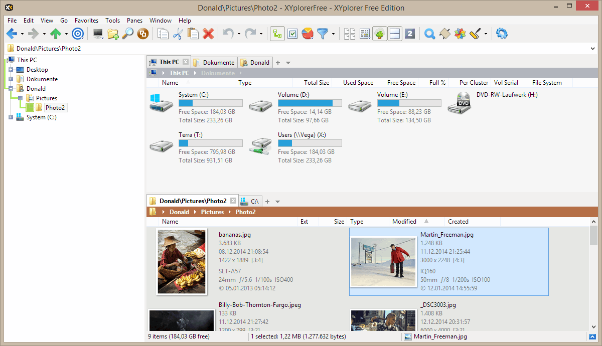 Alternativas al Explorer (Explorador de Windows): XYplorer Free