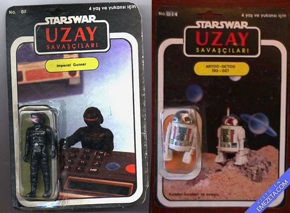 Figuras de acción: Starswar (StarWars turco)