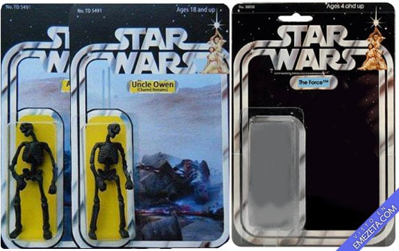 Figuras de acción: Starwars uncle owen aunt beru the force