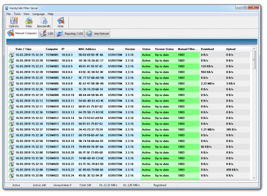 Firewalls o cortafuegos gratuitos: HandyCafe Firewall
