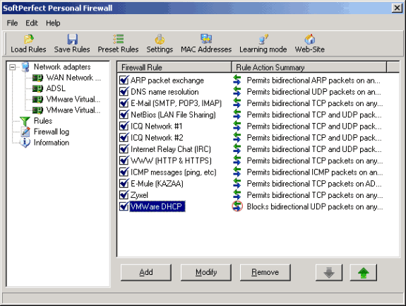 Firewalls o cortafuegos gratuitos: SoftPerfect Firewall
