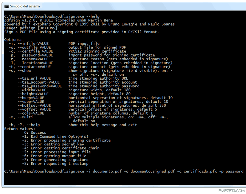 Programas gratis para firmar PDF: Pdf sign