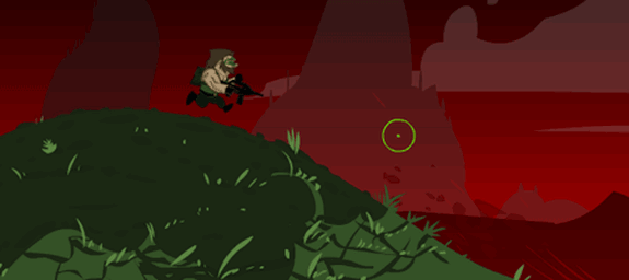 run n gun flash juego game