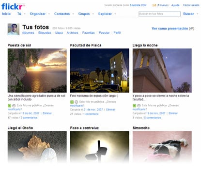 flickr fotolog fotos fotografías