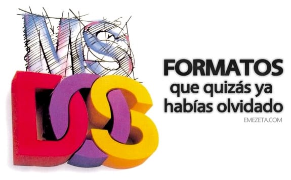 Formatos antiguos: Formatos msdos