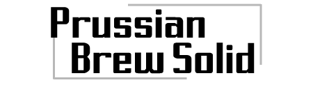 tipografía Prussian Brew Solid