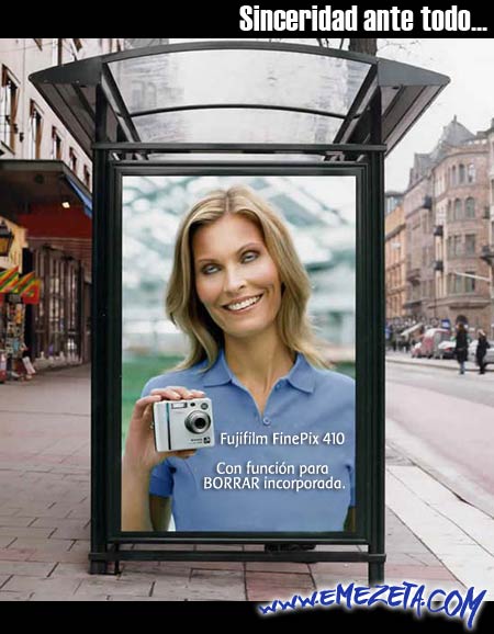 funcion borrar fujifilm finepix 410