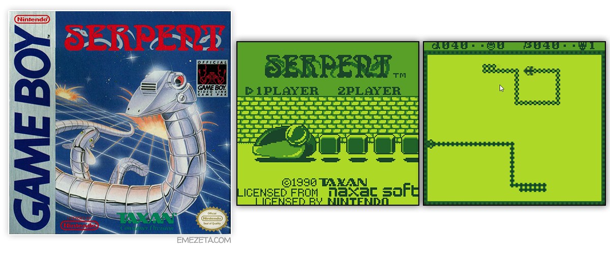 Juego Serpent para GameBoy
