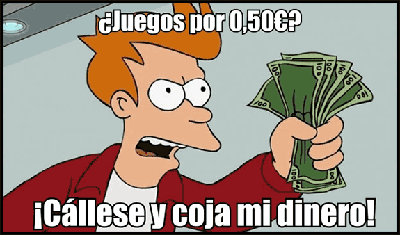 Meme: Cállese y coja mi dinero