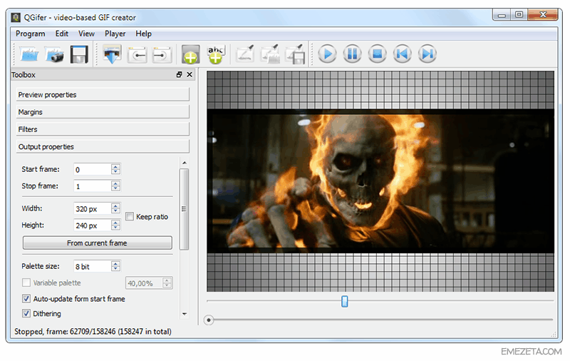 QGifer: Convierte videos AVI/MP4/MKV en GIF