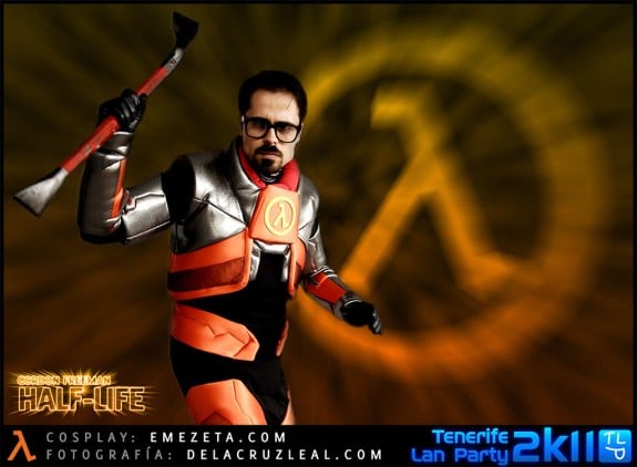 Xen: Cosplay del personaje Gordon Freeman (Half-life)