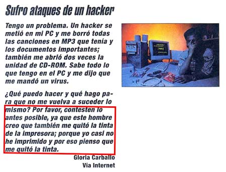 hacker roba tinta impresora