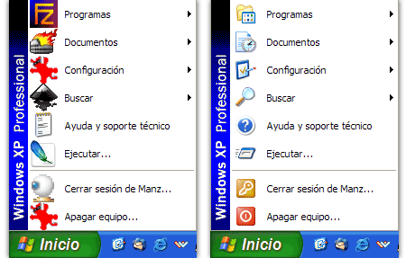 iconos erroneos