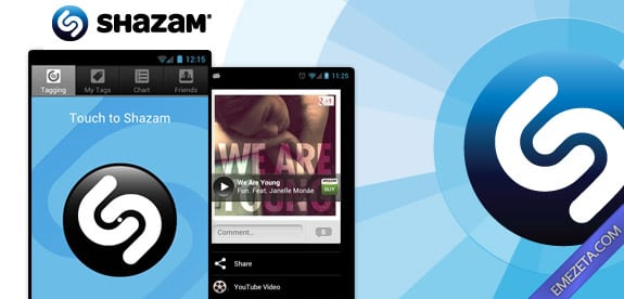 Identificar canciones: Shazam