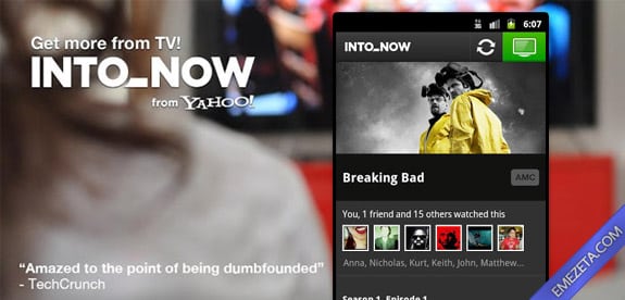 Identificar canciones: Yahoo intonow
