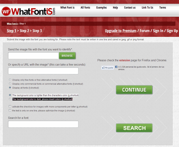 WhatFontIs: Servicio de identificación de tipografías de forma visual