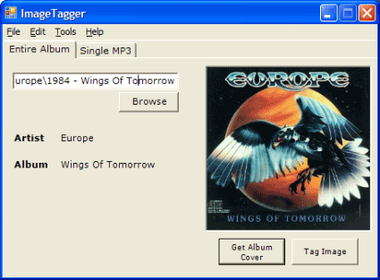 imagetagger mp3 tag cover art