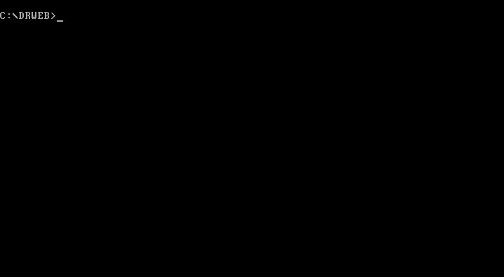 DrWeb Antivirus para MSDOS