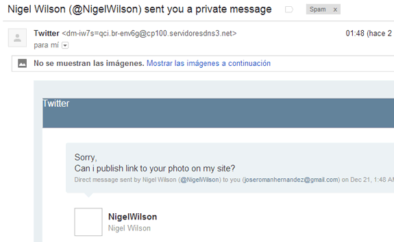 Herramientas y aplicaciones para Twitter: Twitter dm phishing