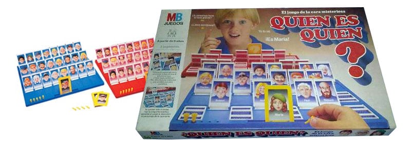 ¿Quién es quién? Quizás uno de los juegos más populares de MB