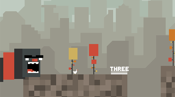 chase goose 2 juego flash retro 8 bits pixel