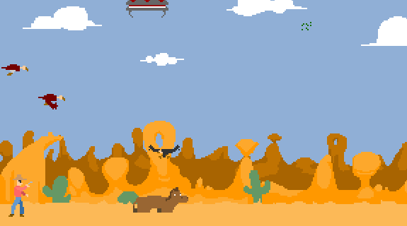 sheriff sam juego flash retro 8 bits pixel