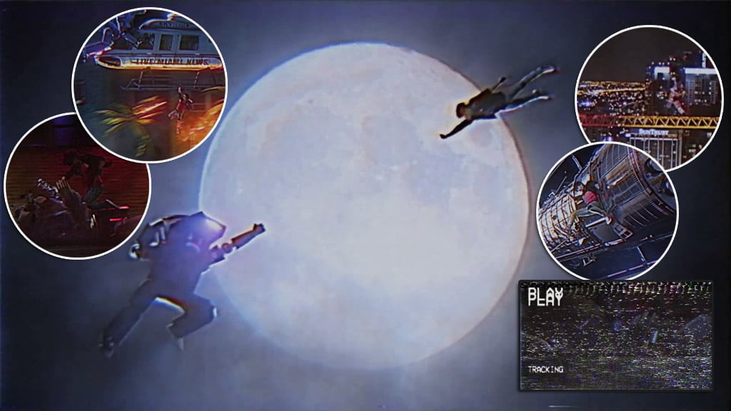 Kung Fury vs Arcade Machine (tracking VHS)