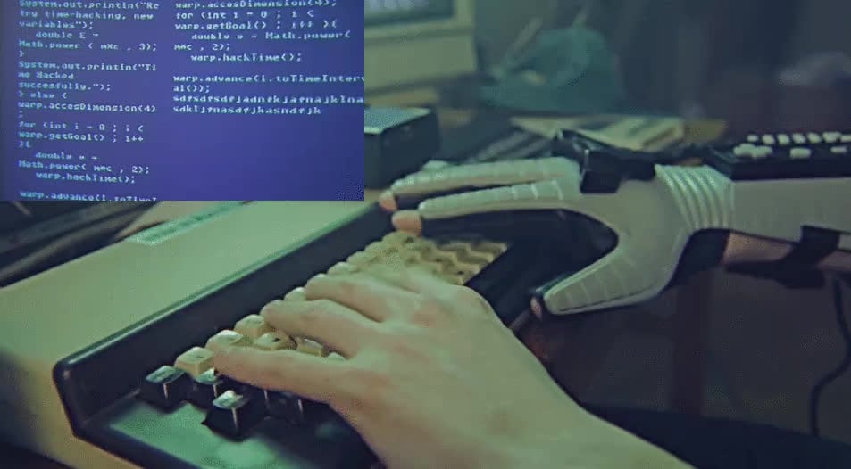 La típica escena de hacking