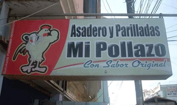 Malinterpretaciones involuntarias: Asadero mi pollazo