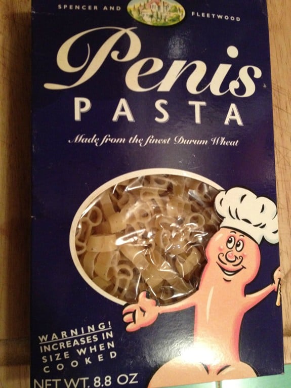 Malinterpretaciones involuntarias: Penis pasta