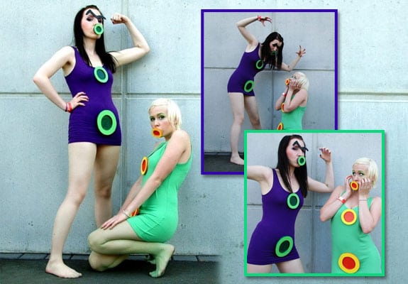 maniac mansion cosplay tentaculo purpura tentaculo verde