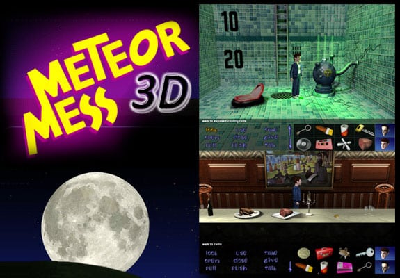 maniac mansion meteor mess 3D