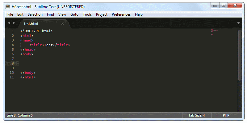 Sublime Text: Auto-cerrado de etiquetas