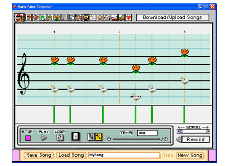 mario paint composer