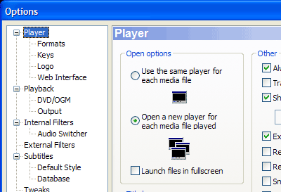 windows media classic varios