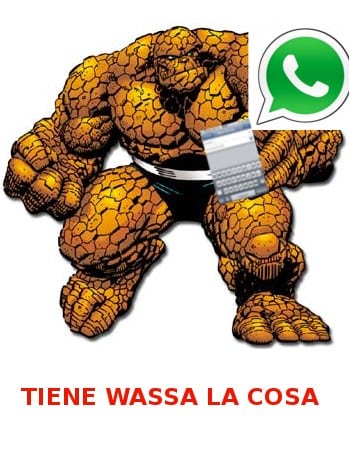 Meme: La Cosa (Tiene guasa La Cosa)