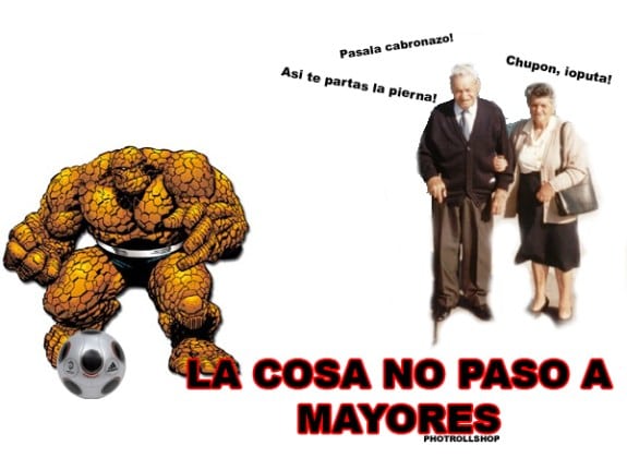 Meme: La Cosa (La Cosa no pasó a mayores)