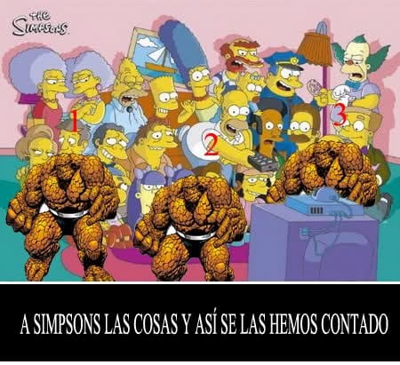 Meme: La Cosa (A Simpsons Las Cosas y así se las hemos contado)