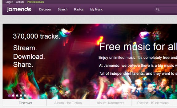 jamendo escuchar musica internet gratis