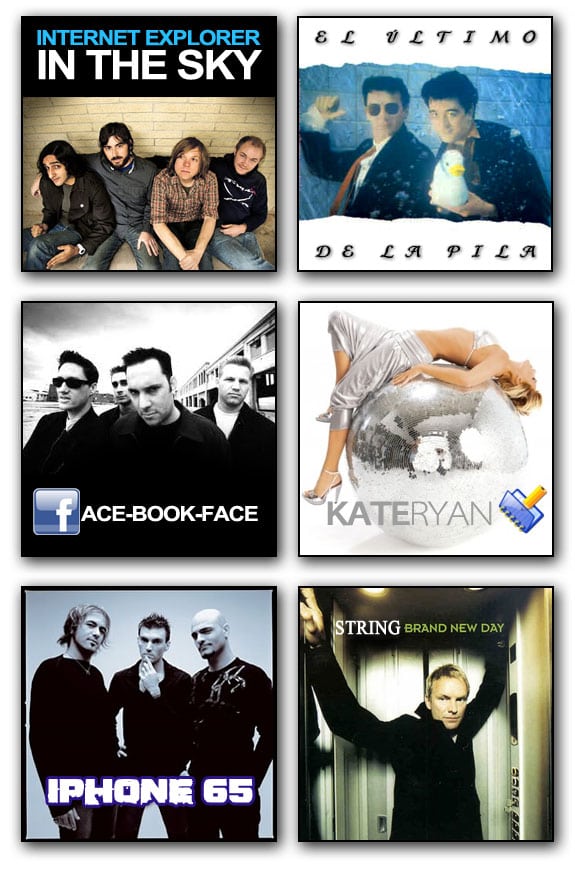 musicos PC informaticos explosions in the sky ultimo de la fila face to face kate ryan eiffel 65 sting