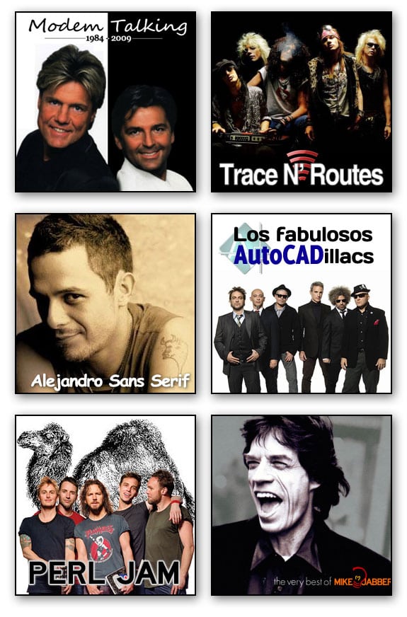 musicos PC informaticos modern talking gun n roses alejandro sanz fabulosos cadillacs pearl jam mike jagger