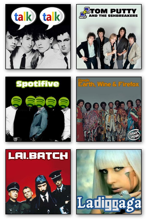 musicos PC informaticos talk talk tom perry heartbreakers five earth wind fire laibach lady gaga