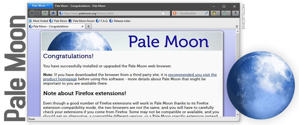 Pale moon